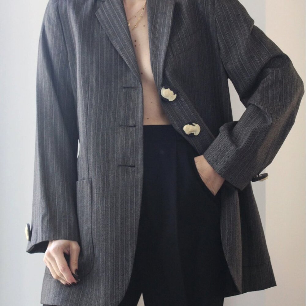 Romeo Gigli Cameo Runway Jacket Extremely Rare Vintage 90s Piece From Italy